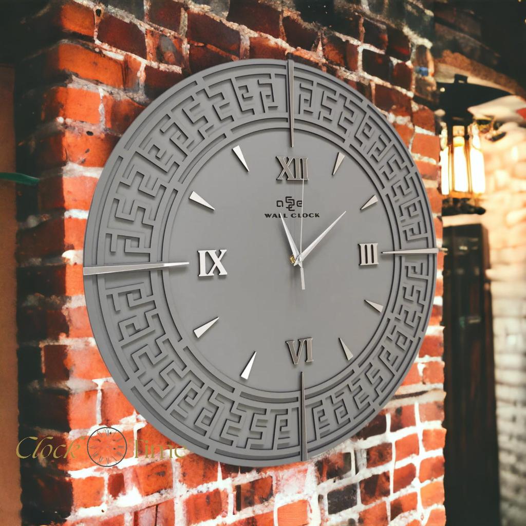 Специальные настенные часы с декоративным зеркалом 50х50см