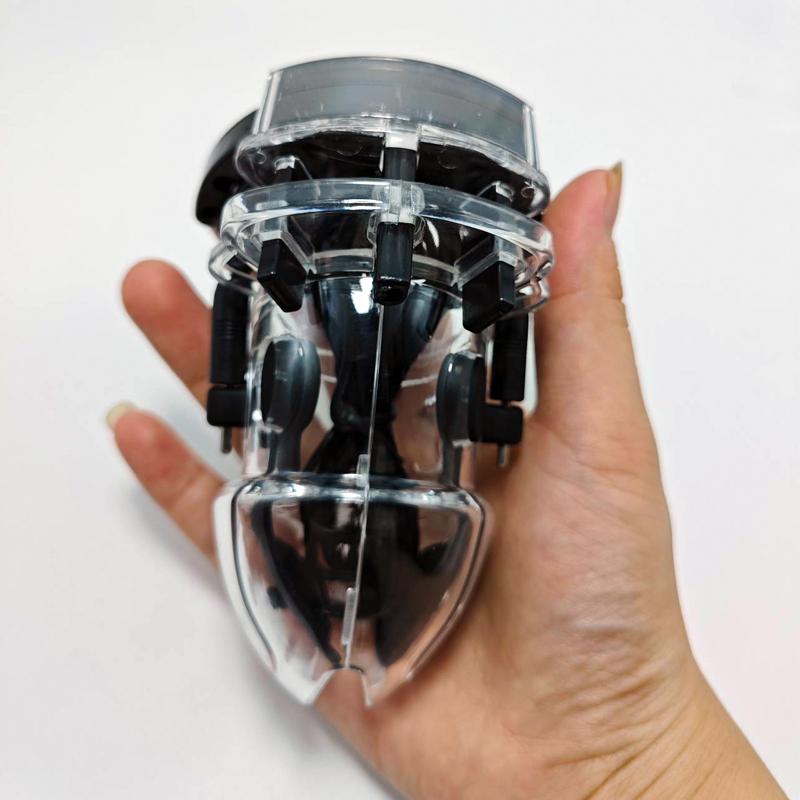 Electro Shock CB6000 Chastity Cage Ball Stretcher,Electro Shock Cock Cage,Scrotum Sleeve,Bdsm Penis Lock Ring Male Chastity Belt