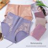 High-Waisted Antibacterial Cotton Underwear for Plus-Size Women
