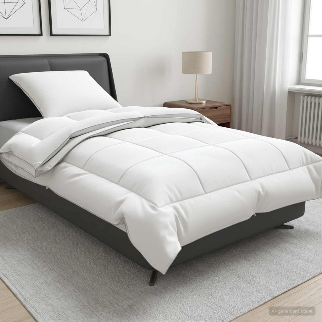 Duvet and Pillow Set 2 pcs. 135x200 cm 4 Seasons Wool