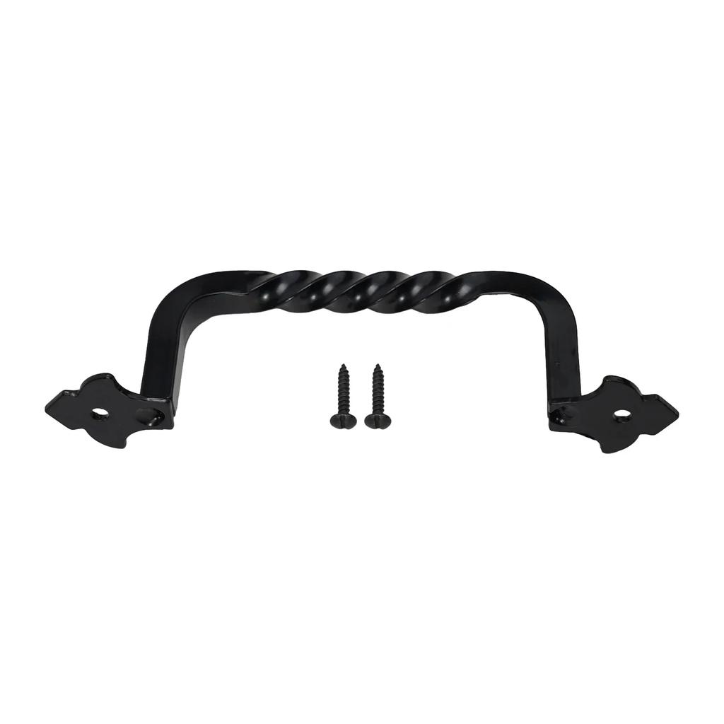 Винтажная ручка для балконной двери, ручка для деревянных дверей, ручка для шкафа, ручка для ящика, ретро-ручка для мебели из железа, фурнитура