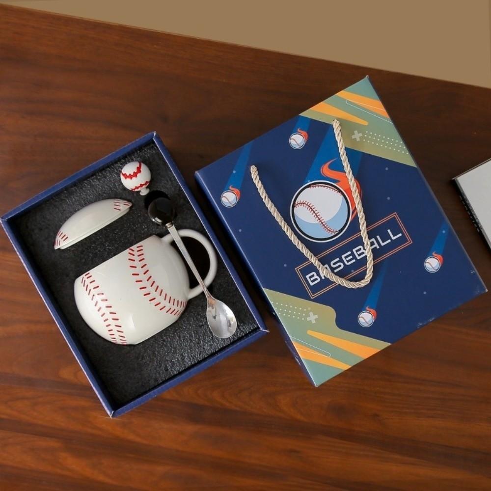 Sports Theme Tea Cup 420ml Ceramic Mug Water Cup Baseball Cup  Gift for Baseball Lover