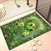 Коврик с принтом Plants VS Zombies, Моющийся напольный ковер, Для прихожей, Общежития, Прачечной, Офиса, Кабинета, Декор для дома, Подарок на День рождения, Рождество