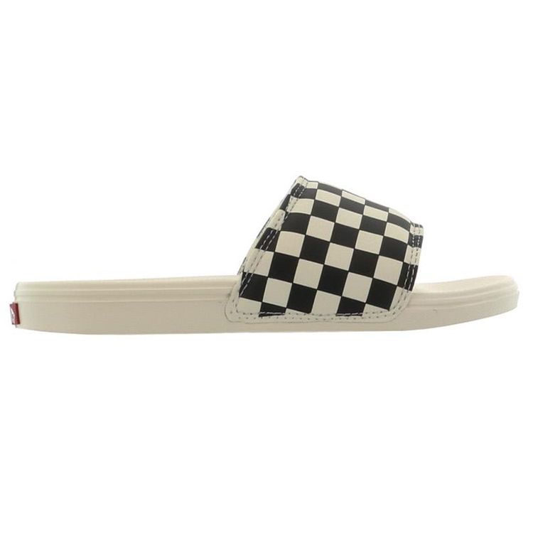 Vans La Costa Удобные Шлепанцы на Резиновой Подошве Женские Черно-Белые VN0A5HFER6R