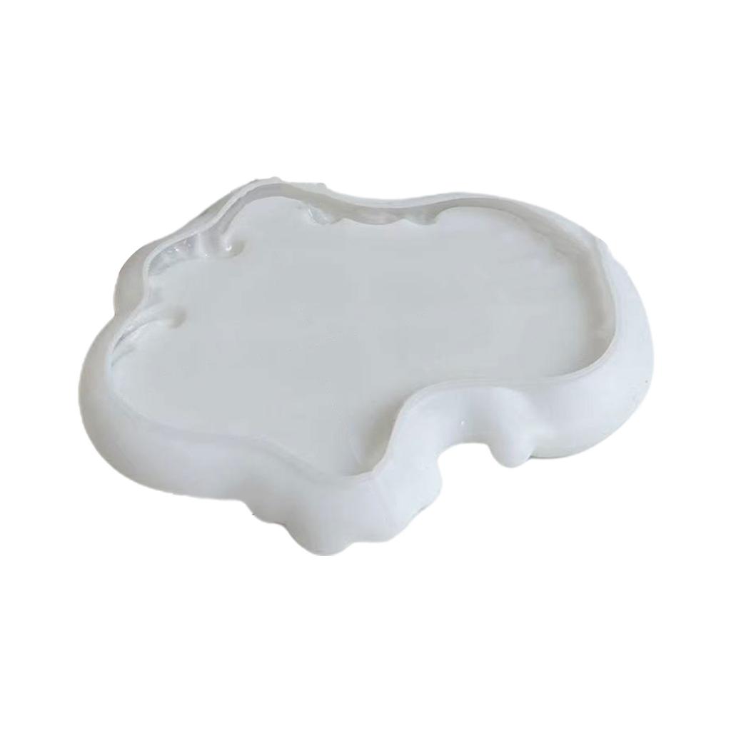 Элегантный европейский стиль силиконовая форма для подноса формы для литья эпоксидной смолы форма для гипса и цемента настольные украшения для дома