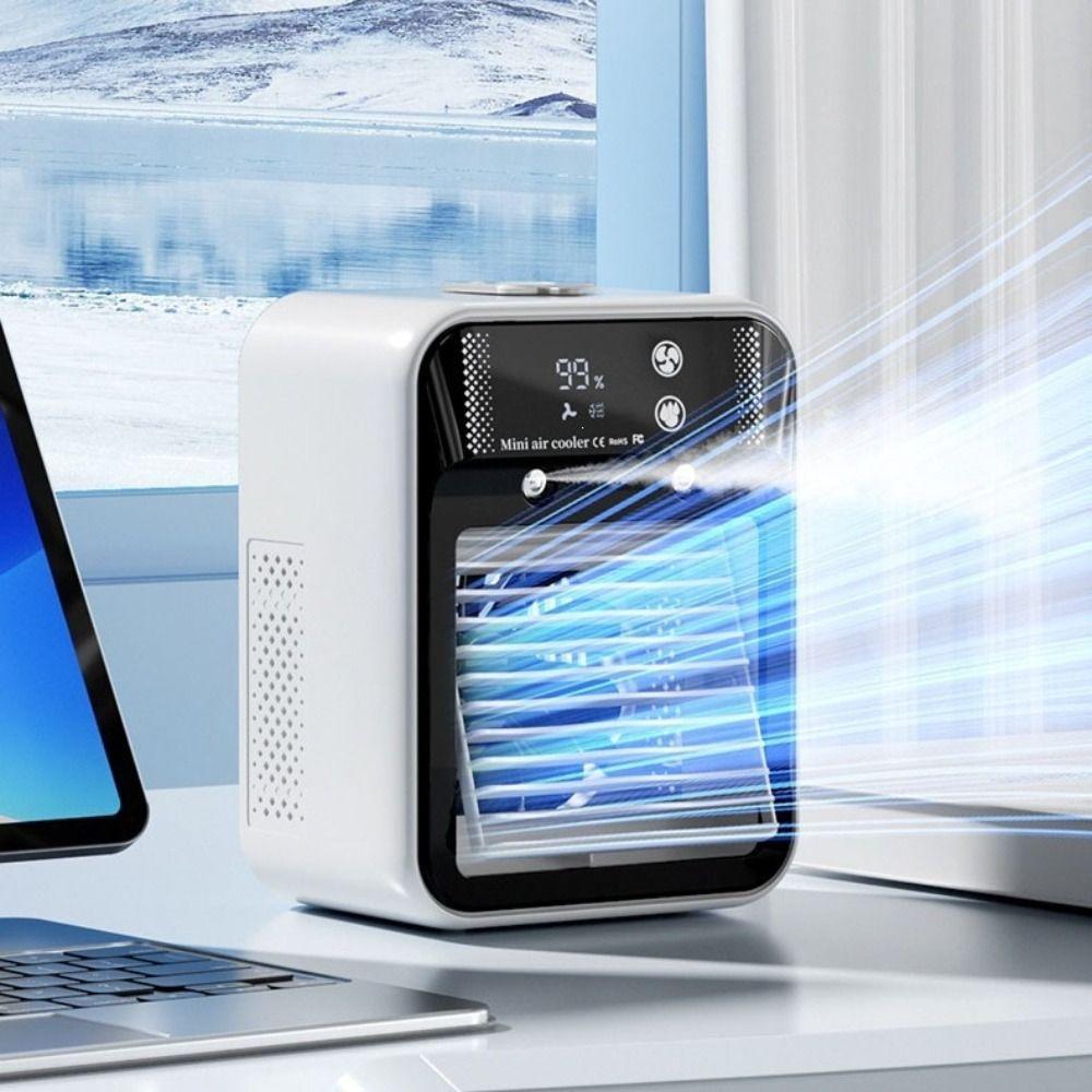 Ультразвуковой Атомайзер Портативный Кондиционер Бесшумная Работа USB Охладитель Воздуха Портативное Охлаждение