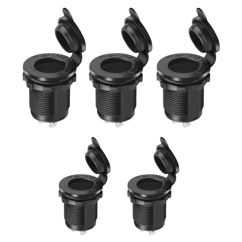 1-10 шт. 12 В автомобильная розетка с гнездом для зарядки, водонепроницаемый адаптер для зарядки для автомобиля, лодки, мотоцикла, трактора, розетка