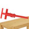 Woodworking Fine Tuning Scribe Metric Inch Aluminum Alloy T Ruler Scribing Marking Gauge Measuring Tool Woodworking Tool