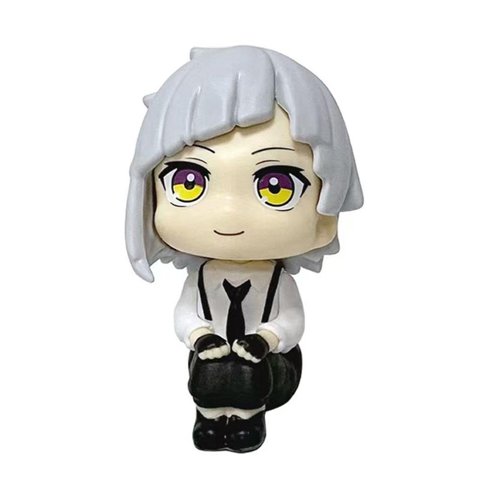 Оригинальная фигурка MegaHouse Look up Bungo Stray Dogs dazai osamu & Nakajima Atsushi 10 см, модель Q-версии, аниме-игрушки