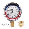 Термоманометры для котла 0-120 ℃ 0-10 Бар Фитинги A0KF