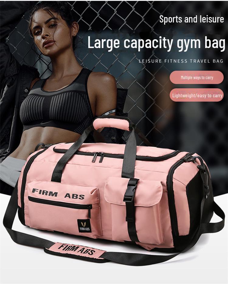 Многофункциональный дорожный рюкзак: Мужская и женская сумка большой вместимости для работы и фитнеса с отделением для сухого/мокрого белья