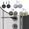 , Steel Door Cover Plate, Easy to Install, 6.7 Cm, with Screw for Bedroom.
