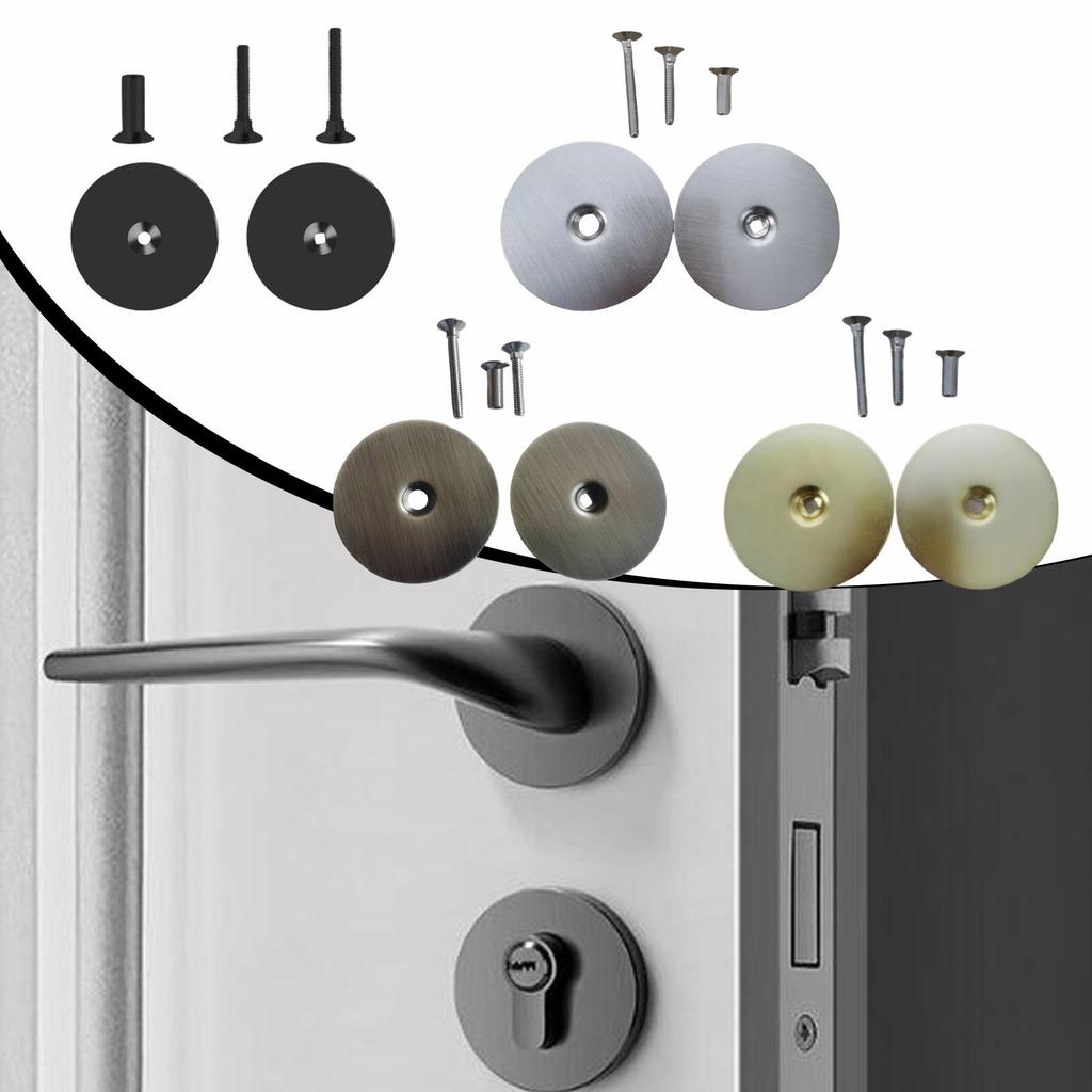 , Steel Door Cover Plate, Easy to Install, 6.7 Cm, with Screw for Bedroom.