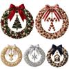 Mini Xmas Ornament Kit Creative Christmas Wreath Making Set Festive Decor Garland  Christmas Gift