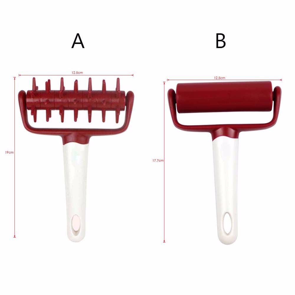 DIY Wheel Cooking Pizza Dough Roller Baking Accessories Rolling Pin Pie Making Tool