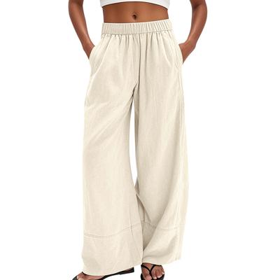 Женские спортивные брюки для фитнеса, повседневные свободные эластичные спортивные брюки, прямые широкие брюки, повседневные брюки, брюки для йоги