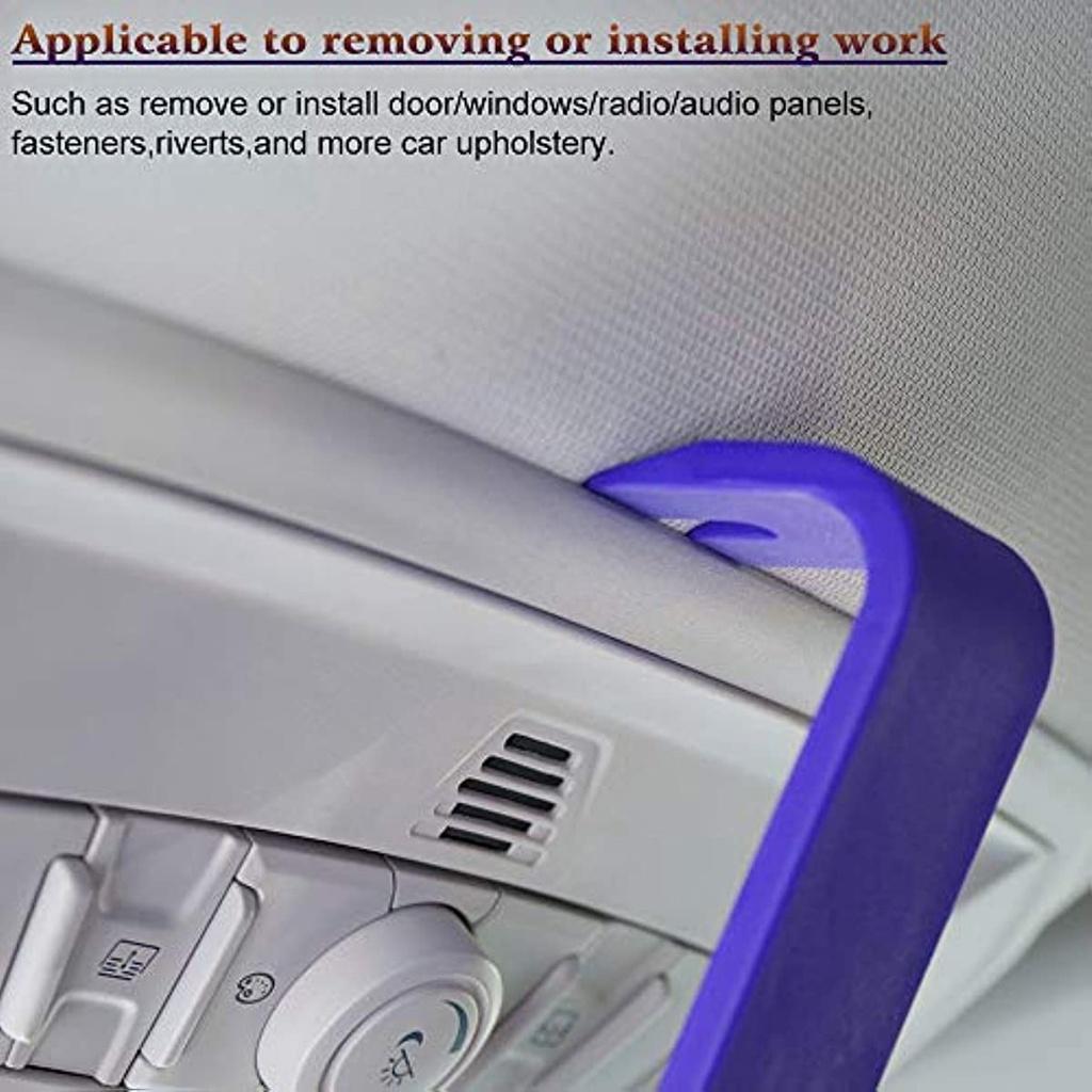 Набор из 5 клиньев для отделки салона автомобиля, инструмент для разборки, инструмент для внутренней обшивки двери, инструмент для ремонта внутренней обшивки автомобиля, средство для снятия клинового зажима.