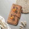 Cute Chicken Printed Wallet Fashion Long PU Leather Purse for Ladies