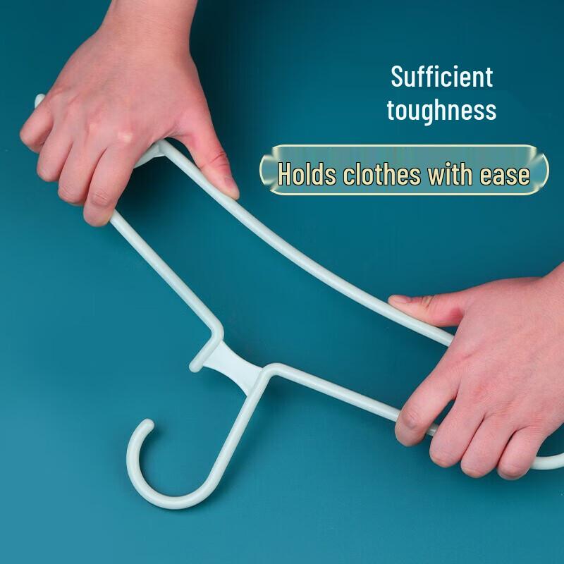 Durable Plastic Clothes Hanger Set