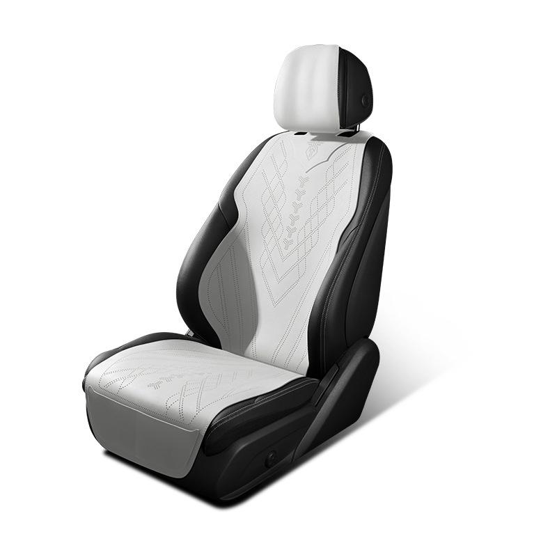 Volkswagen-Compatible Suede Car Seat Cushion, Universal Five-Seater Half-Surround Cover