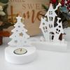 DIY Christmas Silicone Molds Epoxy Resin Mold Christmas Resin Mold Christmas Tree Castle Base New Year Handcraft Home Decoration