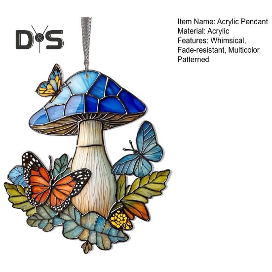 Акриловый ловец солнца 2D цветы гриб подвесное украшение подарок любителю книг цветной ловец солнца для украшения окна дома подарок на новоселье