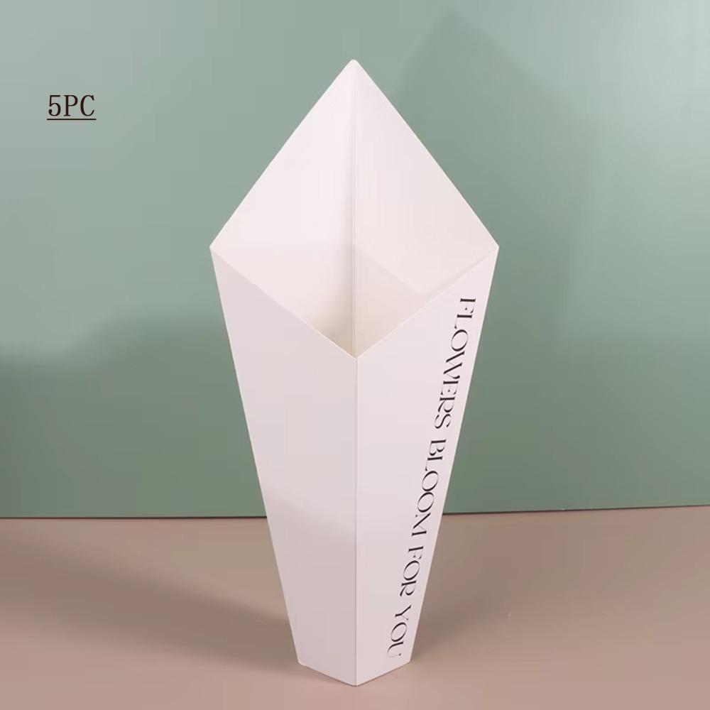 5pc DIY Flower Bundle Box Simple Bouquet Box Creative Flower Arrangement Box Party Supplies