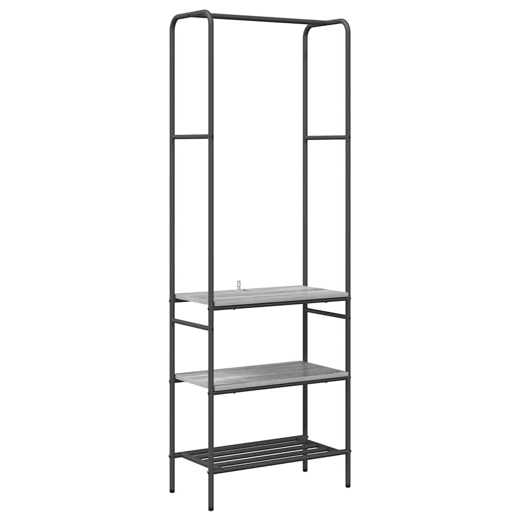 Clothes Stand Gray Sonoma 60 x 30 x 171 cm Engineered Wood