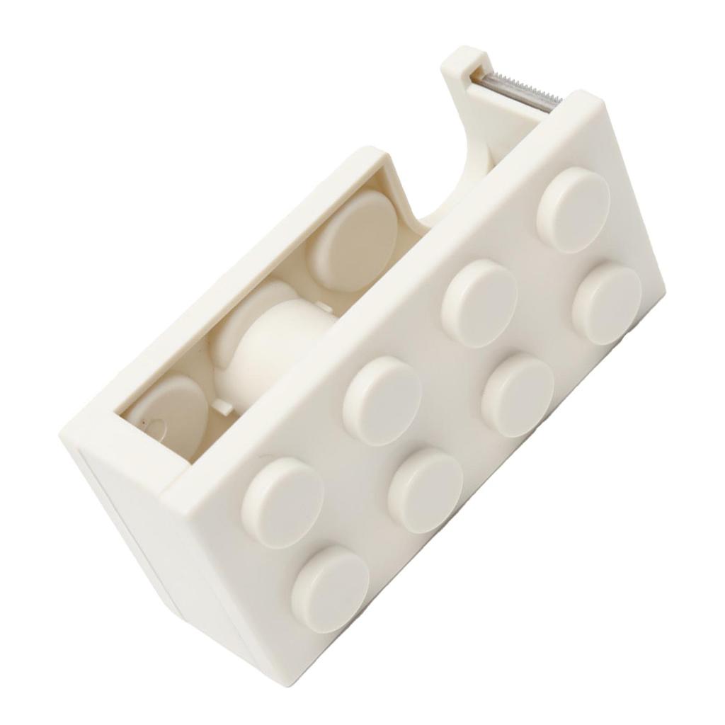 Диспенсер для скотча, симпатичный строительный блок, простая в использовании форма, держатель для скотча для стола, школы, офиса, кабинета