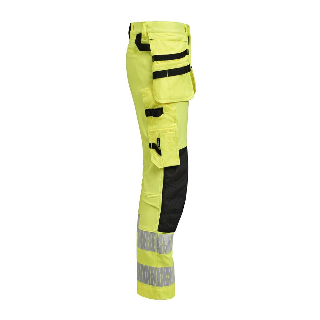Jobman Mens Craftsman Stretch Hi-Vis Trousers