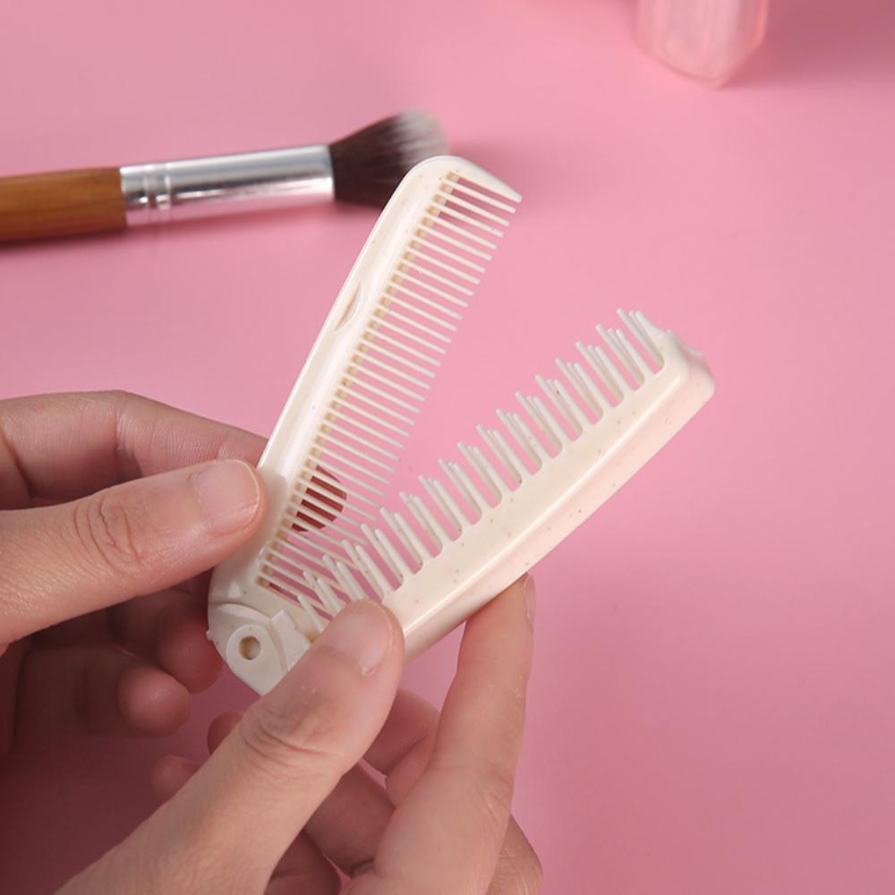 Anti-Static Portable Travel Comb Styling Massage Hair Comb Foldable Hair Comb Women and Children