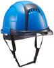 TOYO Helmet with Shield Venti Plus Styrofoam Royal Blue/Smoke/Green (#3 Standard) No.391F-S-G