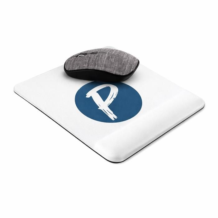 Tapis de souris - PLANETEE - Clarisse Lettre Fleur - 22x18 cm - 3 mm - Impression sublimation HD