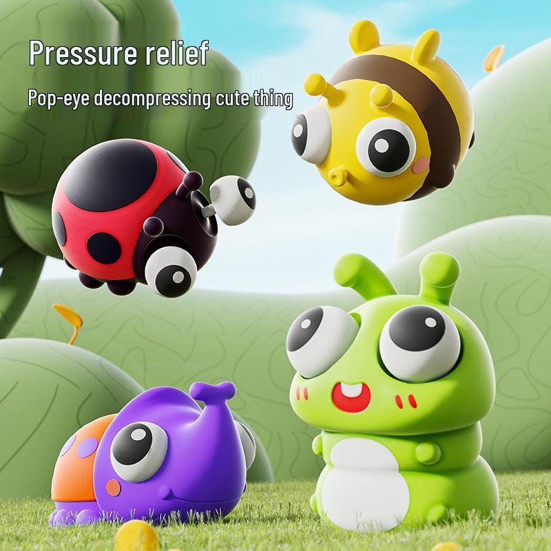 Press Pop Eyes Squeeze Toy - Cute & Fun Stress Reliever for Kids