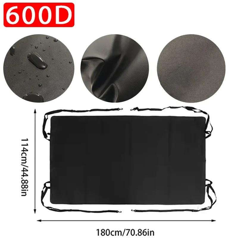 For Ford Transit Custom For VW T5 T6 Campervan For RV 600D 420D 210D Black Rear Barn Door Awning Cover Waterproof Sunshade