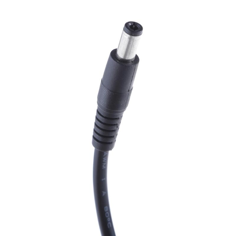 DC5.5x2.1MM Power Splitter Cable DC5525 Y Splitter Power Cable For LED, CCTV 18AWG Durability Power Cord 30cm/11.81in