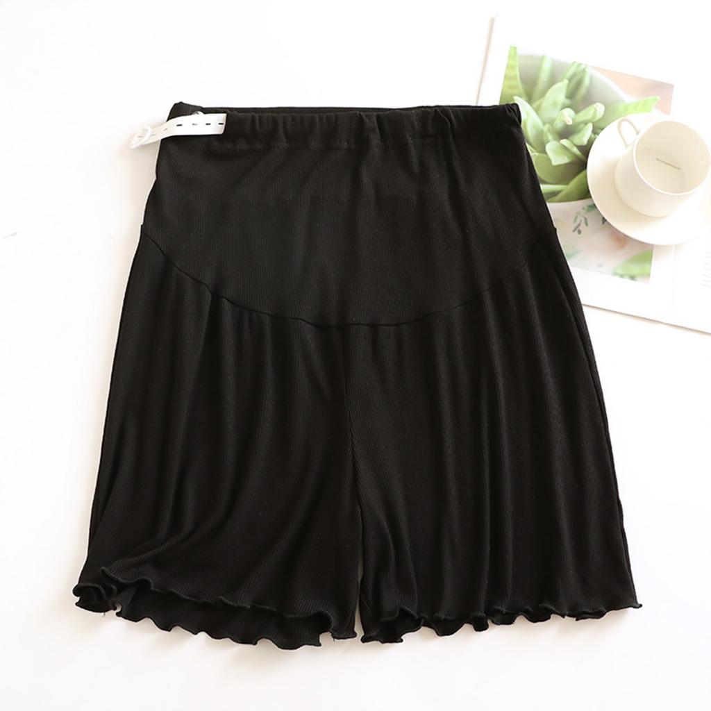 Women's Sleeping Pants Summer Thin Thread Belly Support Shorts Loose Fit Can Be Worn Outside Adjustable Home Pants