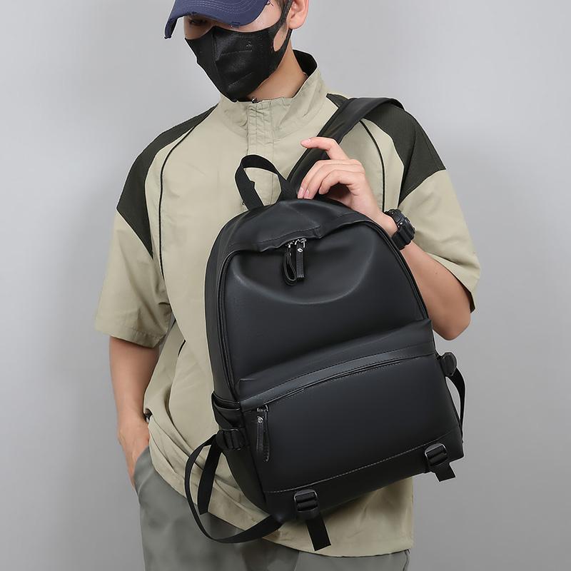 Рюкзак из искусственной кожи премиум-класса для студентов - Вместительная модная сумка для ноутбука для школы и путешествий