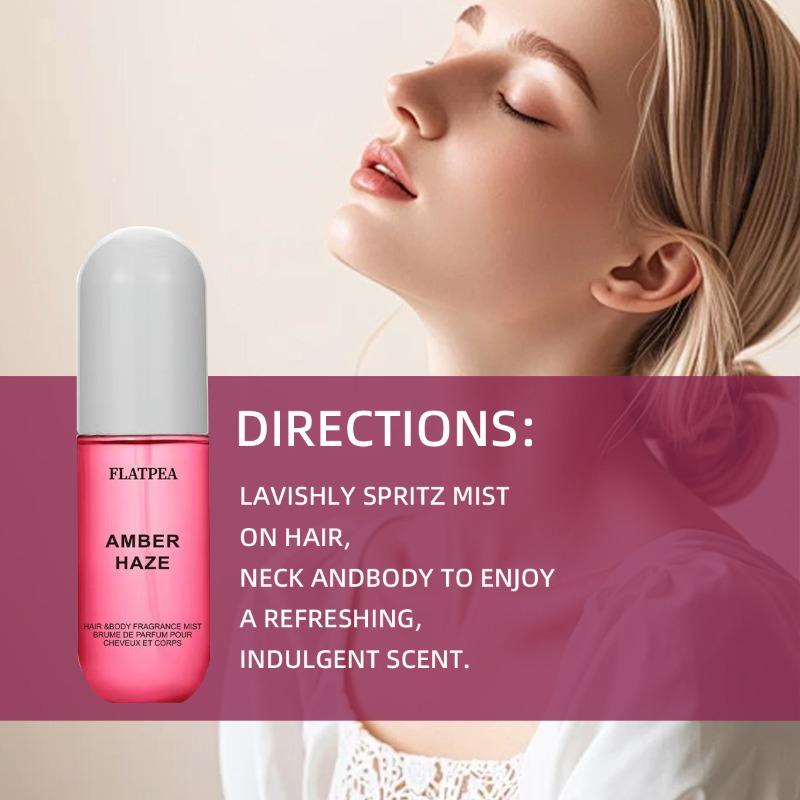 Цветочный аромат-спрей, без спирта, подходит для волос и тела, свежий запах, идеальный рождественский подарок