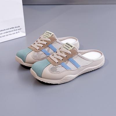 Ins корейская версия сумка голова полуподнос обувь женская 2025 лето новые студенты носят сандалии повседневная обувь женская обувь K1512