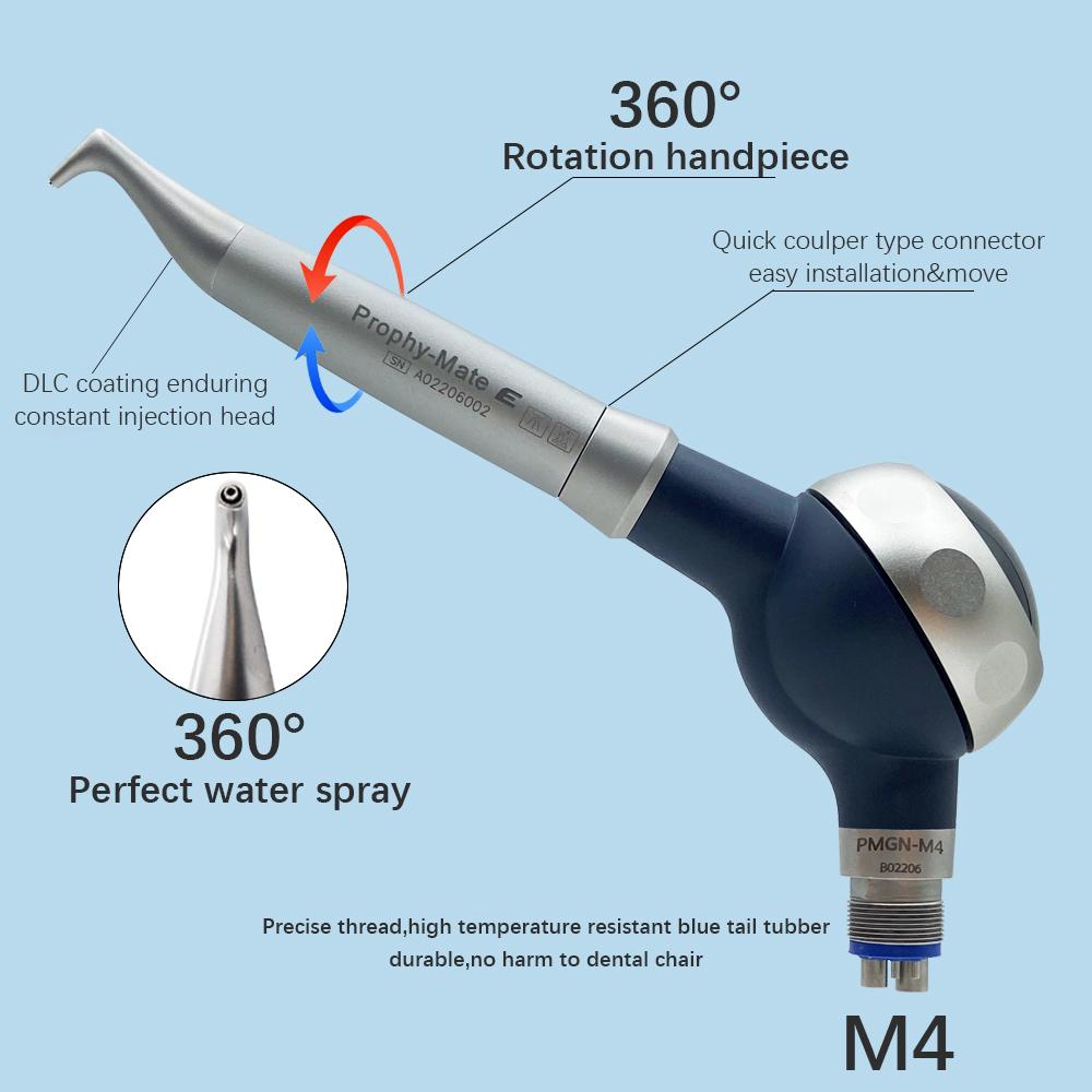 Стоматологический аппарат для полировки зубов NSK PROPHY-MATE, аппарат для отбеливания зубов, полировки и пескоструйной обработки, наконечники, струйные инструменты, 4 отверстия, AU