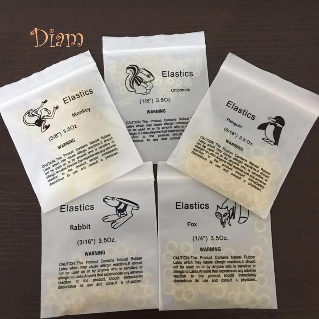 FS Dental Orthodontic Rubber Bands Ortho Elastics Latex Braces Non-toxic Tool Caring