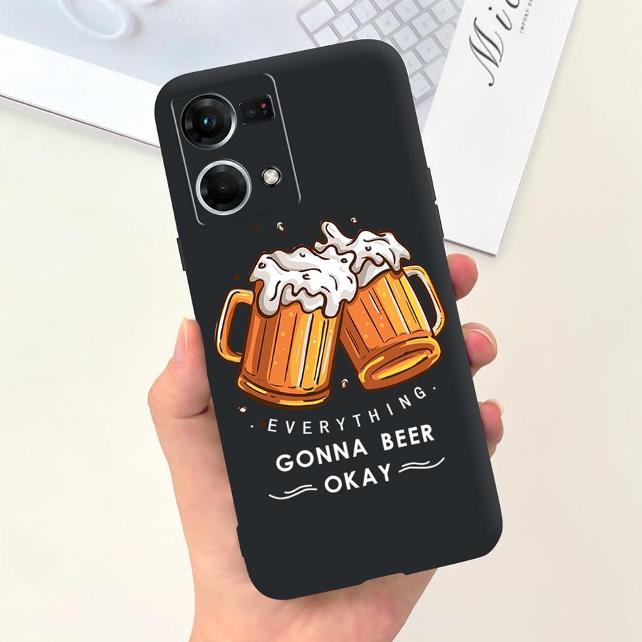For Oppo F21 Pro 4G Case Oppo Reno7 CPH2363 Cute Fashion Cartoon Cover Soft Silicone Phone Case For Oppo Reno 7 F21Pro 4G Bumper