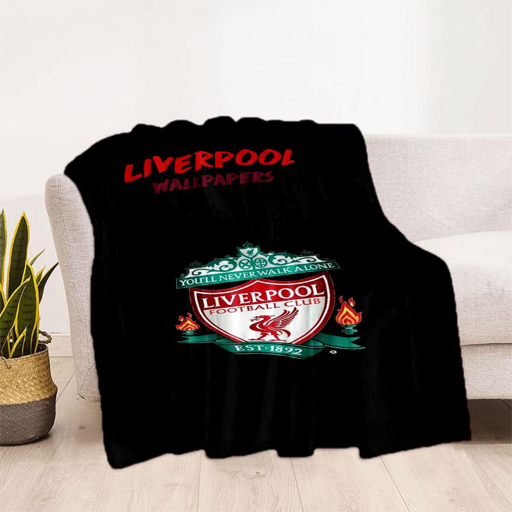 Liverpool Football Club Blanket Durable Comfort Perfect For Seaside Livingroom Bed Four Seasons Multipurpose Modern Style