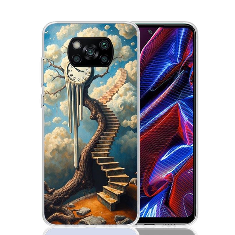 Salvador Dali Art Phone Case For Xiaomi Poco F7 Ultra X7 X6 Pro X5 Redmi 15 15C 13 13C 12 12C 10 10A 10C 9 9A 9C 9T Shell Poco X