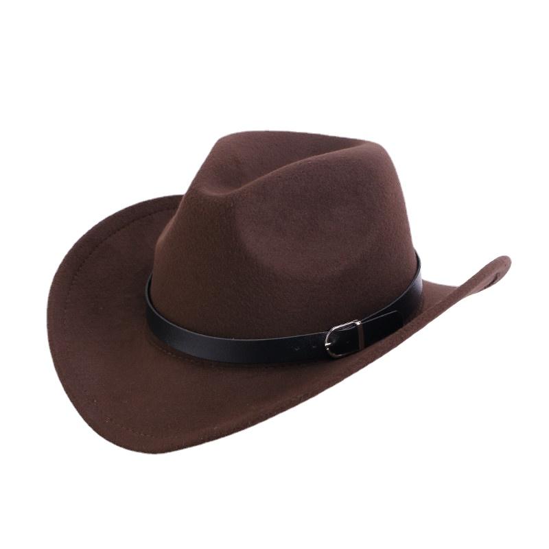 Cowboy Hats Fedora Hat For Men And Woman Winter And Autumn Felt Hat Jazz Hat