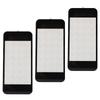 3PCS Top Screen Lens for New 2DS XL Resin Game Console Upper Top Screen Lens Replacement Cover with Adhesive Black