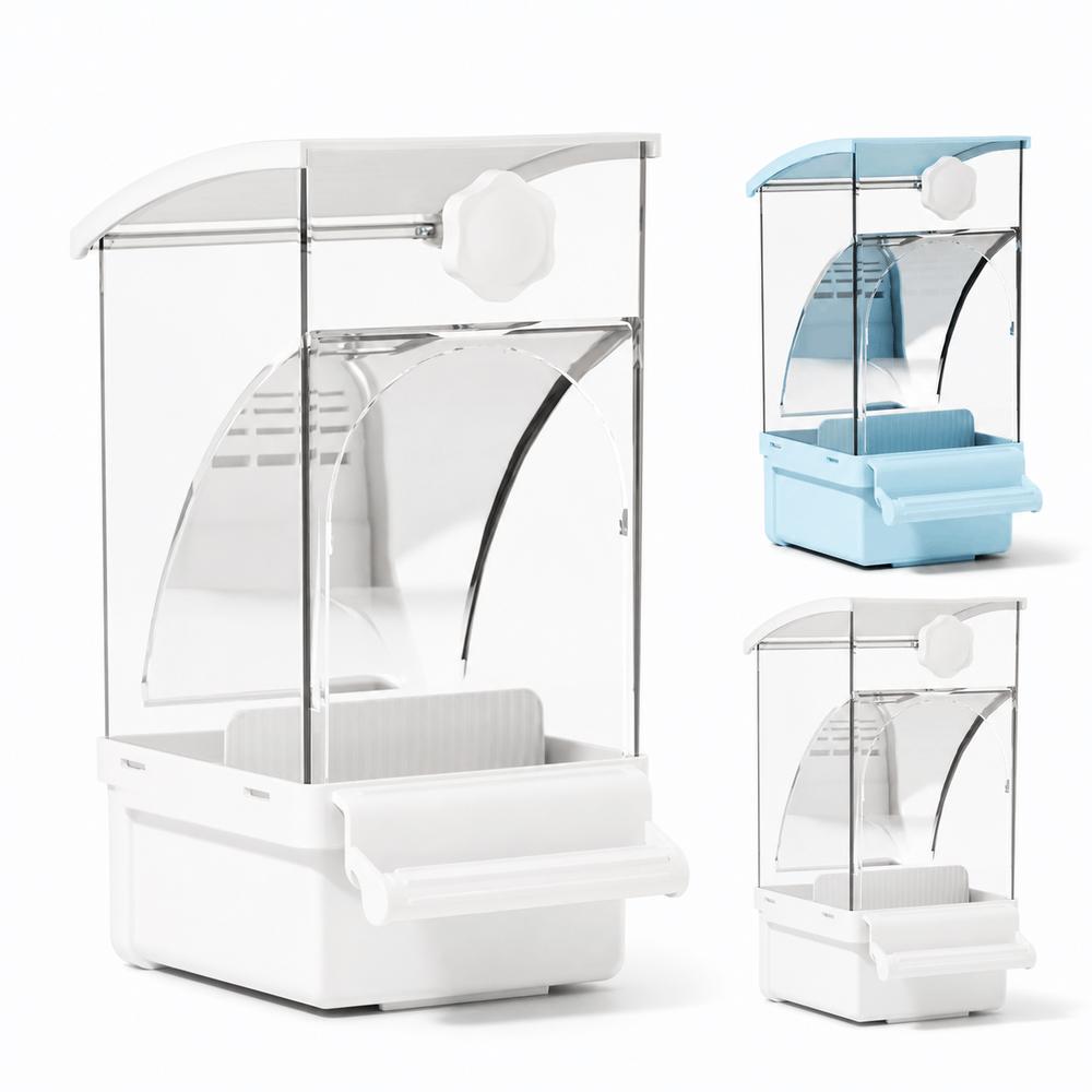 Weather-Resistant Bird Feeder Large Capacity Shake-Resistant Feeder Transparent Feeder Garden