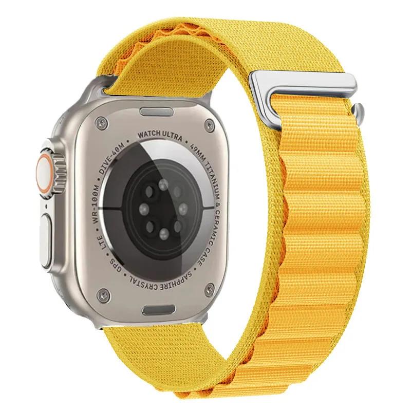 Ремешок Alpine Loop для Apple Watch Ultra 3 Ремешок 49 мм 11 10 9 8 7 46 мм 42 мм 45 мм 41 мм Нейлоновый Спортивный Браслет iWatch 6 5 SE 44 мм Ремень