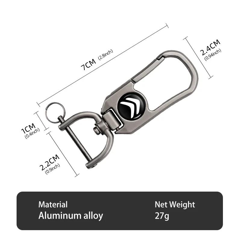 Metal Car KeyChain Key Ring Chain Auto Styling Accessories For Citroen Grand Berlingo Jumper Celysee Xsara Picasso Aircross
